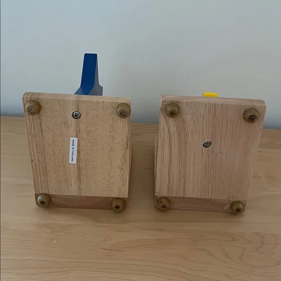 Children’s Star and Moon Wooden Bookends - Picture 4 of 4